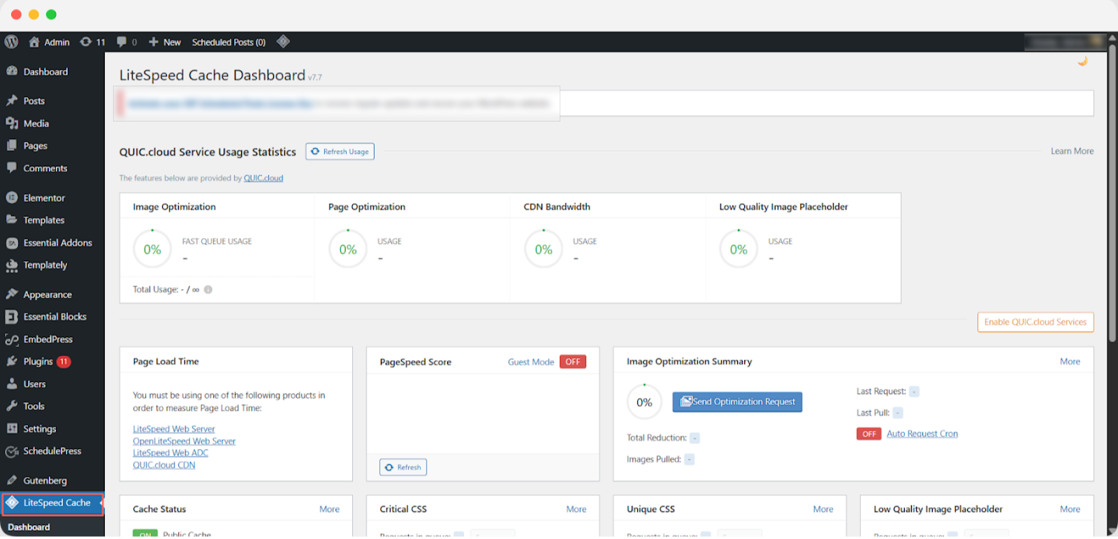 Clear Plugin Cache