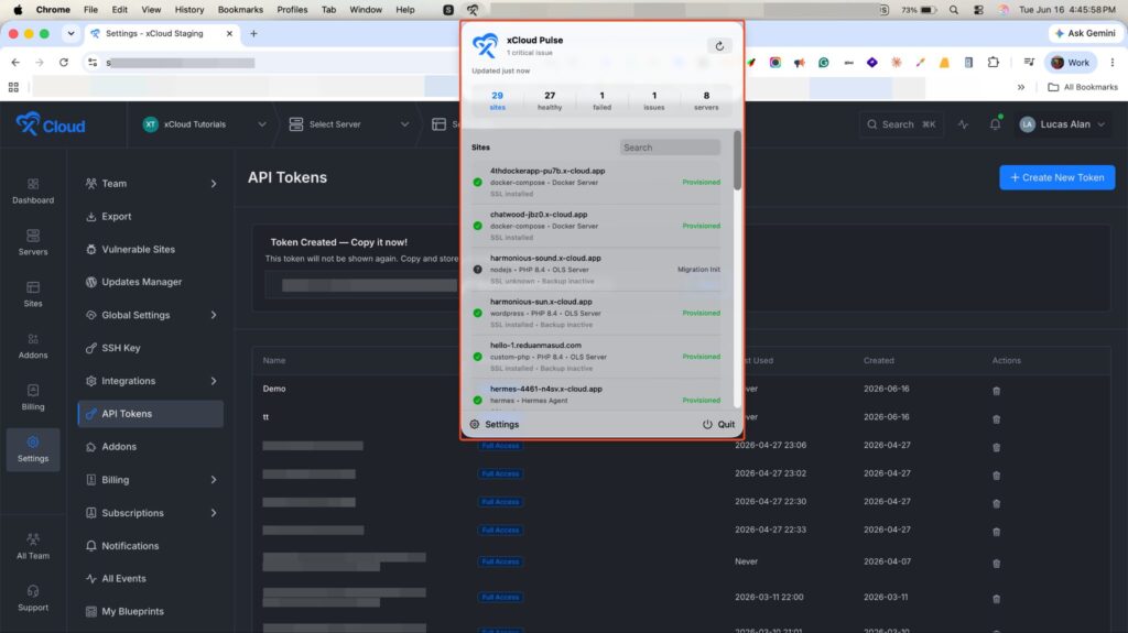 Set Up xCloud Pulse macOS Menubar