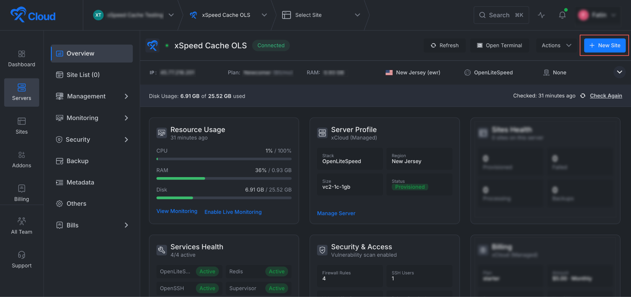 How to Configure xSpeed Cache on xCloud